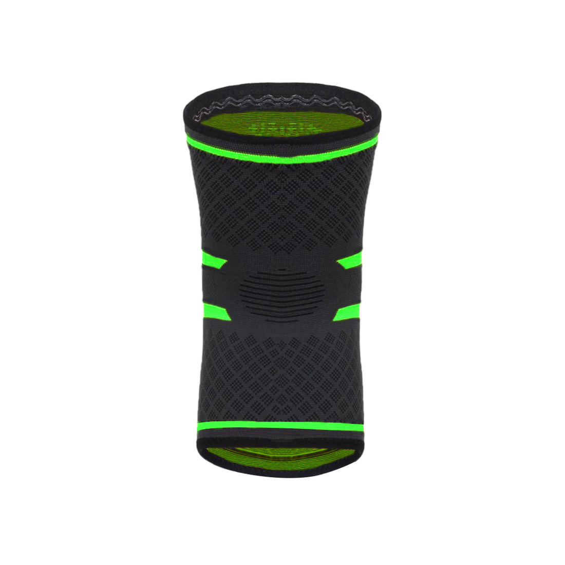 UncleHu Knee Compression Sleeve Support for Sports Protective Prevent Slippery Green