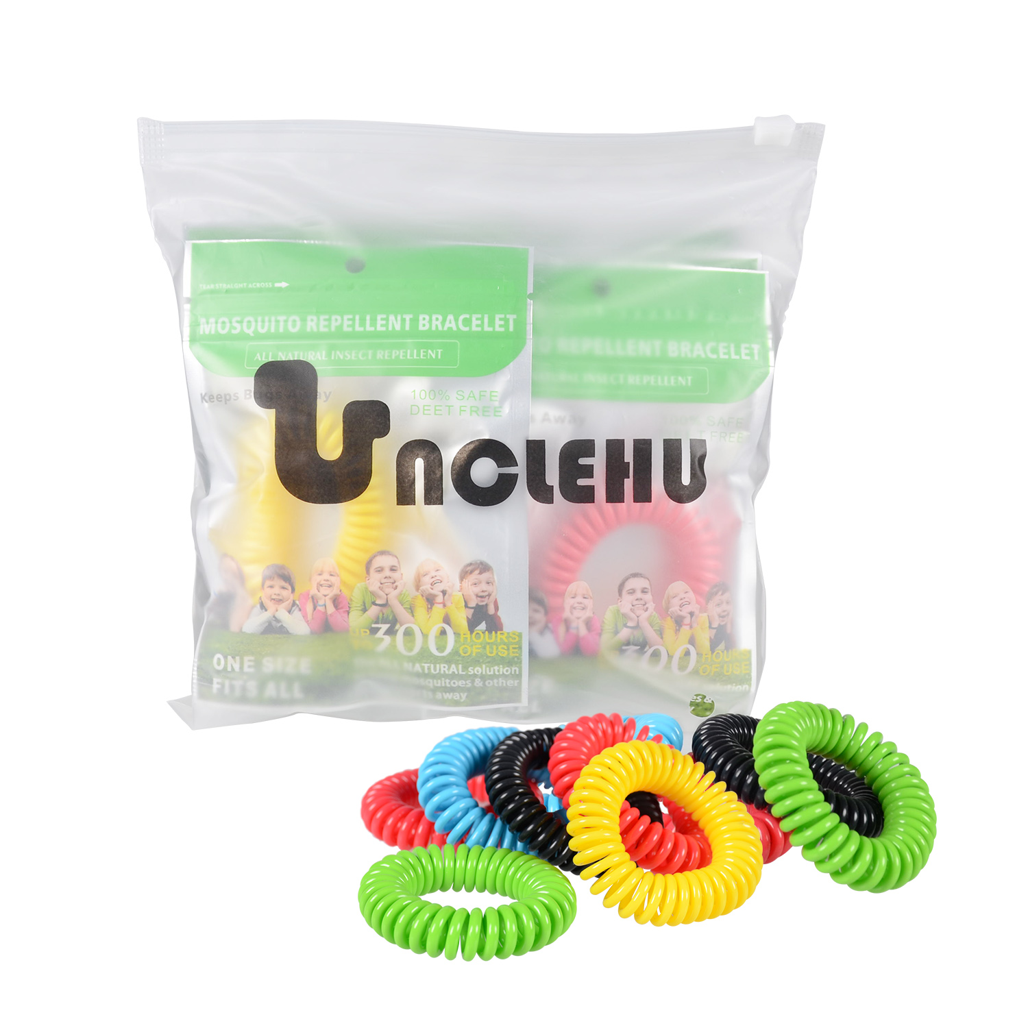 Natural Mosquito Repellent Bracelets Pest Control for Kids and Adults 16 Pack