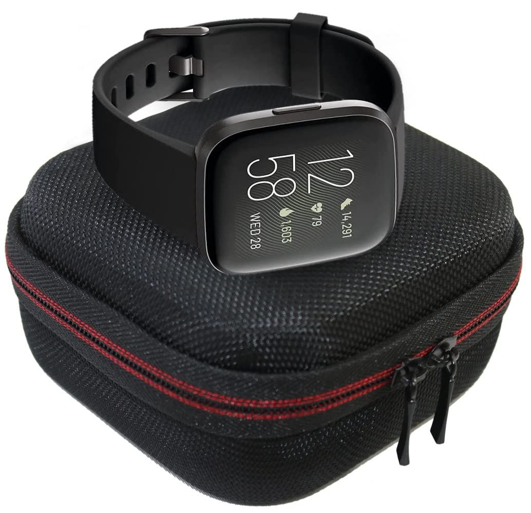 Unclehu Travel Carrying Case for Fitbit Versa 2 Health and Fitness Smartwatch (Only Case)