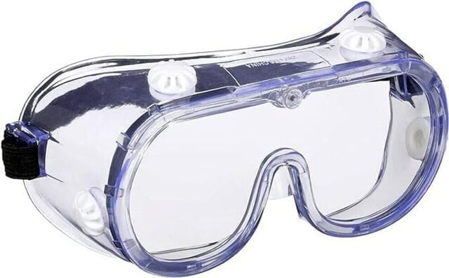 Unclehu Chemical Splash/Impact Safety Goggle, Soft, Adjustable 1 -Pack