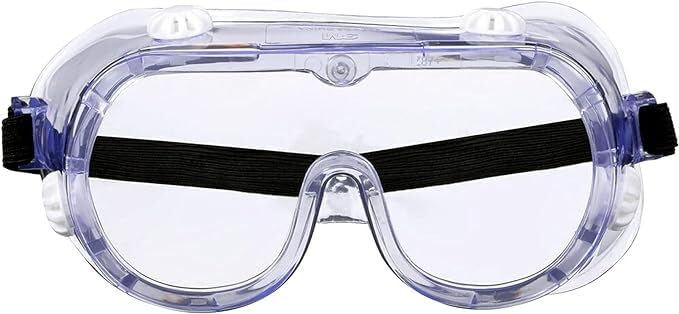 Unclehu Chemical Splash/Impact Safety Goggle, Soft, Adjustable 1 -Pack