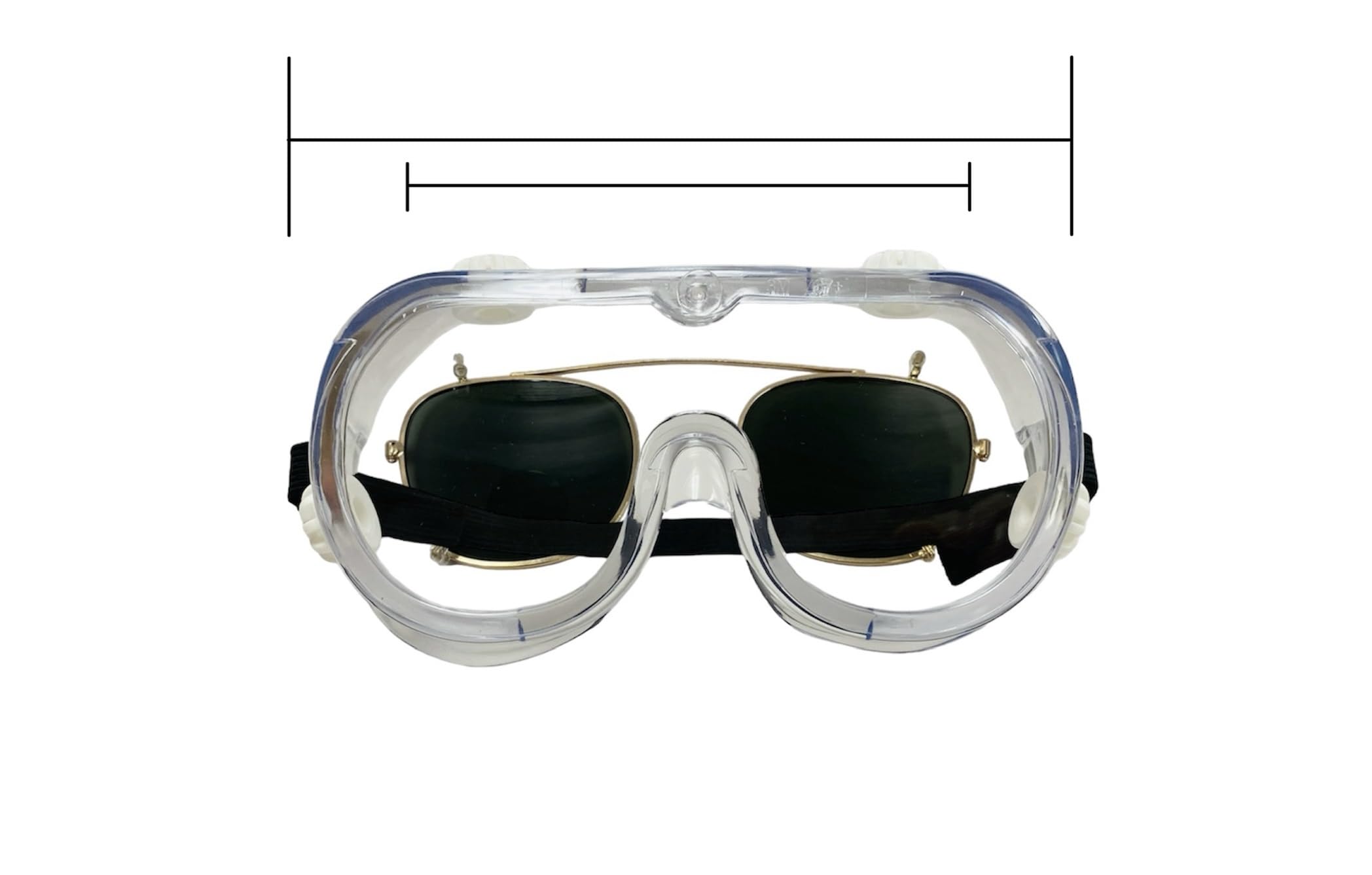 Unclehu Chemical Splash/Impact Safety Goggle, Soft, Adjustable 1 -Pack